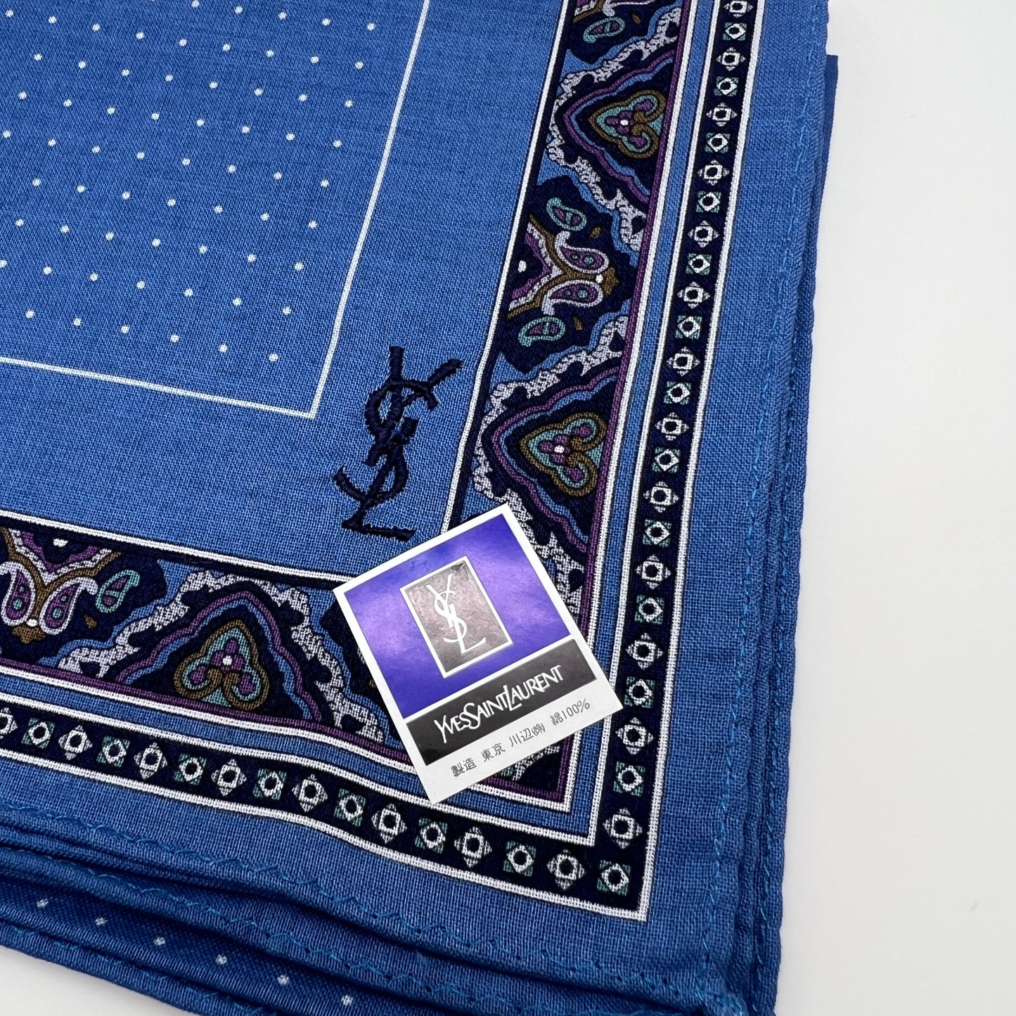 Yves Saint Laurent Vintage Unused Handkerchief