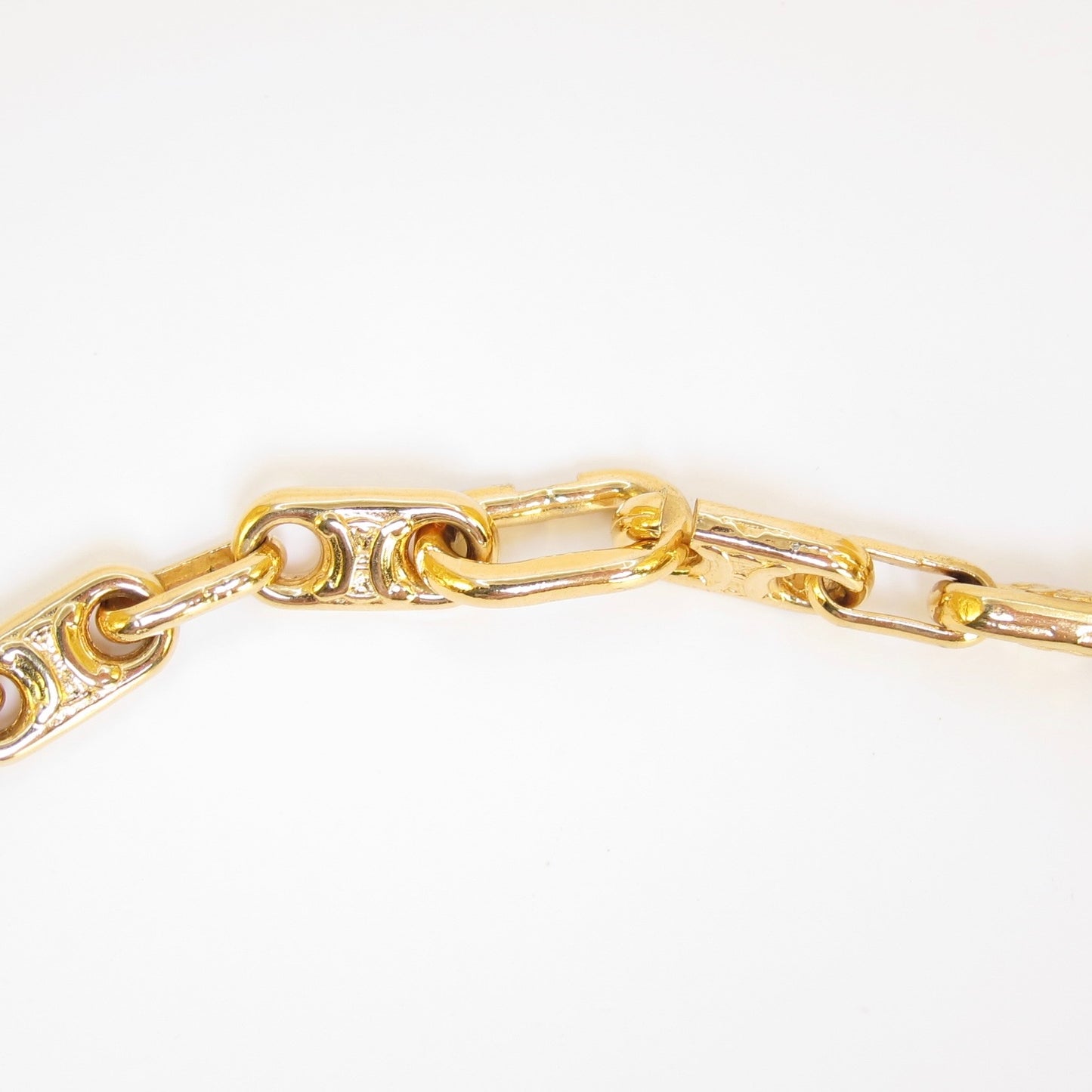 Celine Vintage Maillon Triomphe Chain Necklace