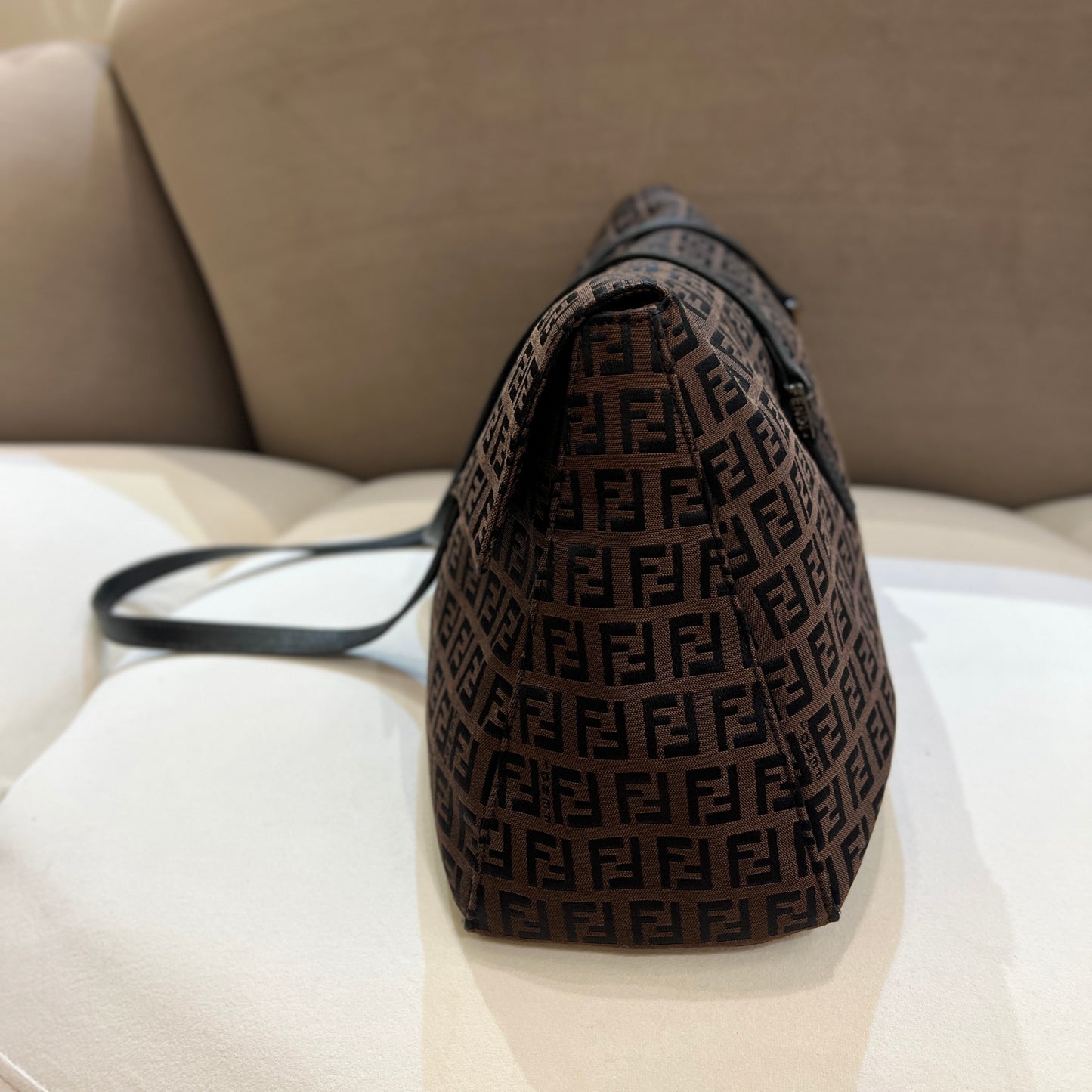 Fendi Vintage Zucchino Large Shoulder Bag