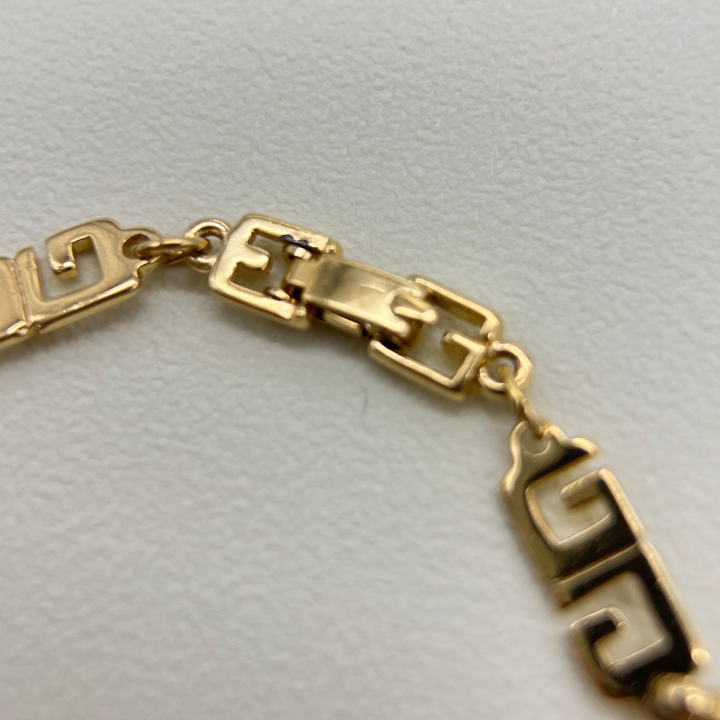 Givenchy Vintage GG Logo Golden Bracelet