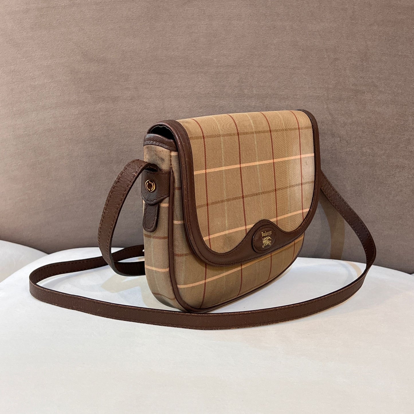 Burberry Vintage Nova Check Shoulder Bag
