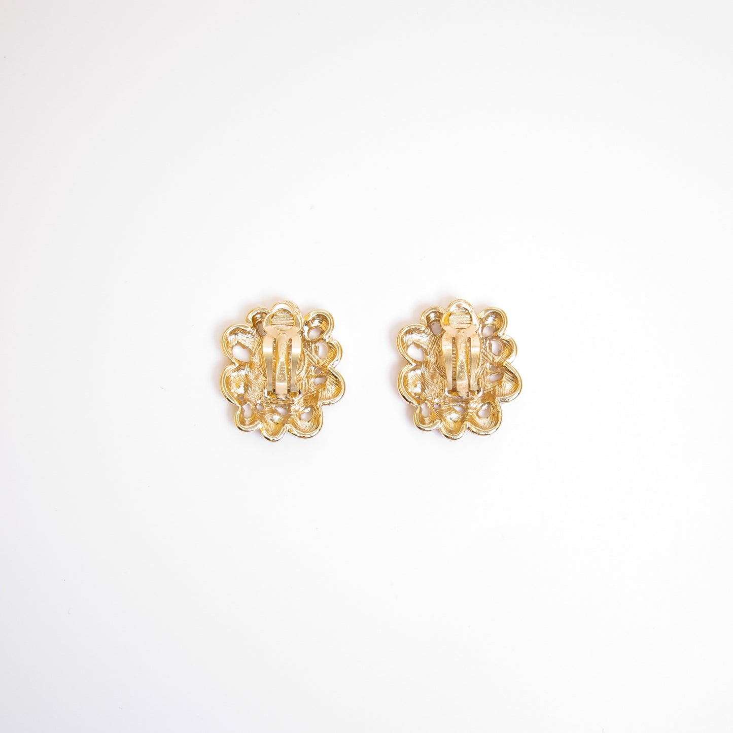 Givenchy Vintage 4G Logo Stylish Golden Clip-on Earrings