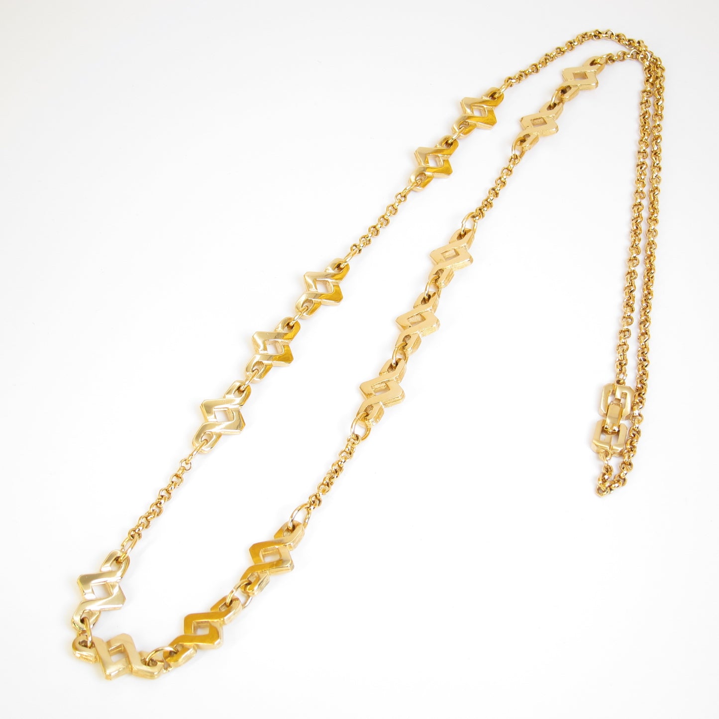 Givenchy Vintage Stylish Golden Long Necklace