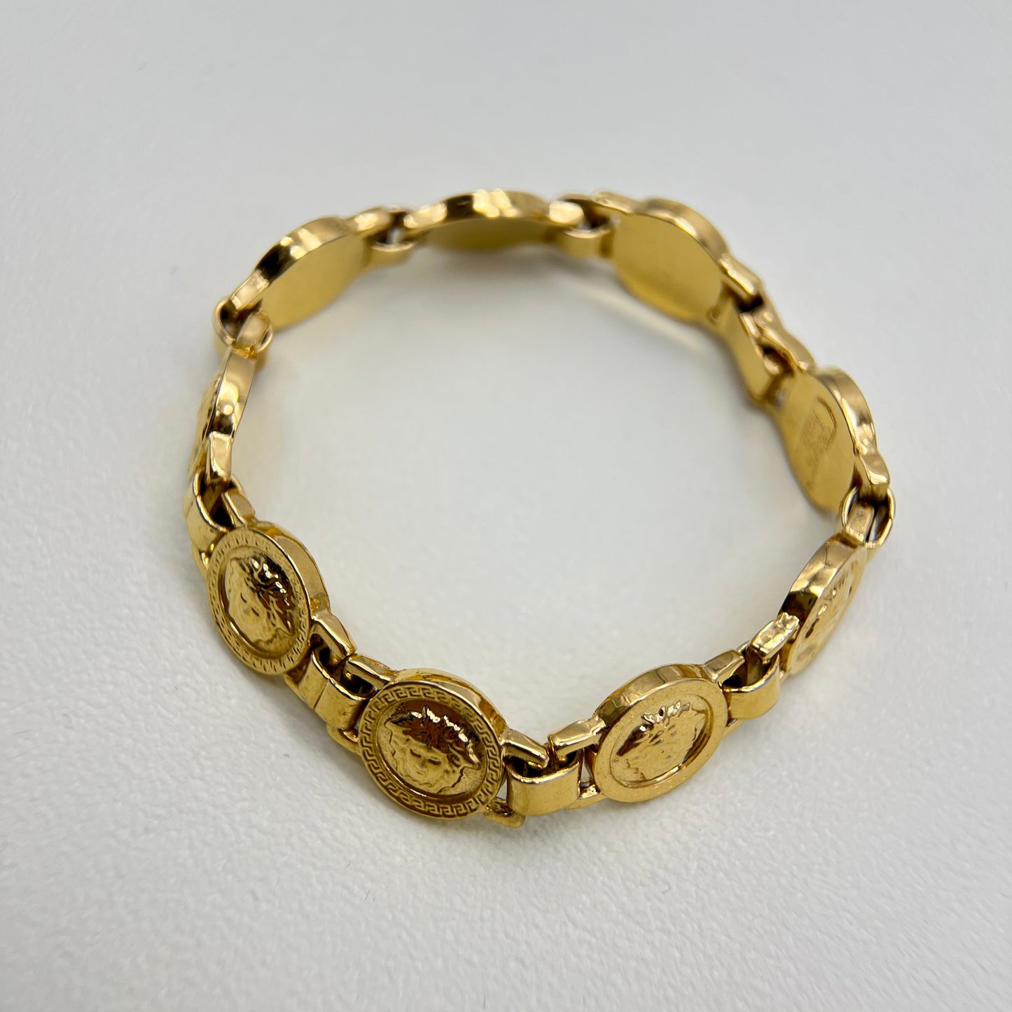 Versace Vintage Medusa Icon Golden Bracelet