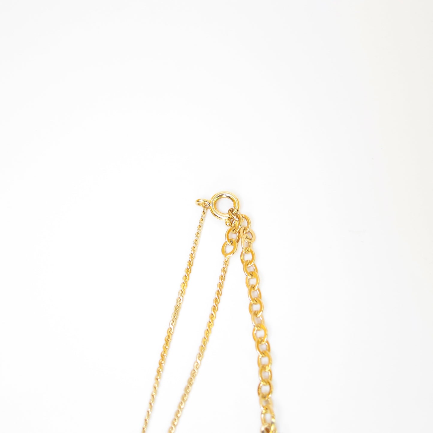 Christian Dior Vintage CD Logo Golden Necklace