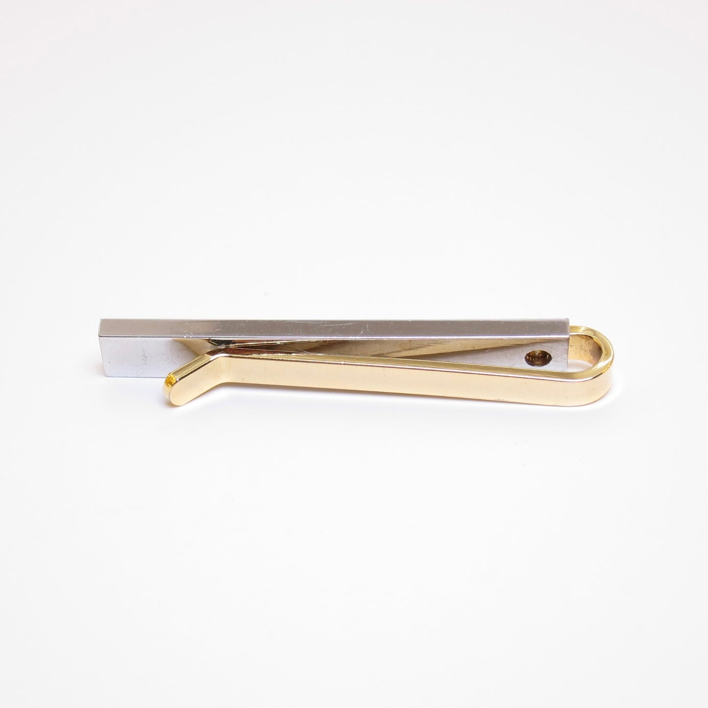 Christian Dior Vintage Christian Dior Logo Two Tone Tie Clip