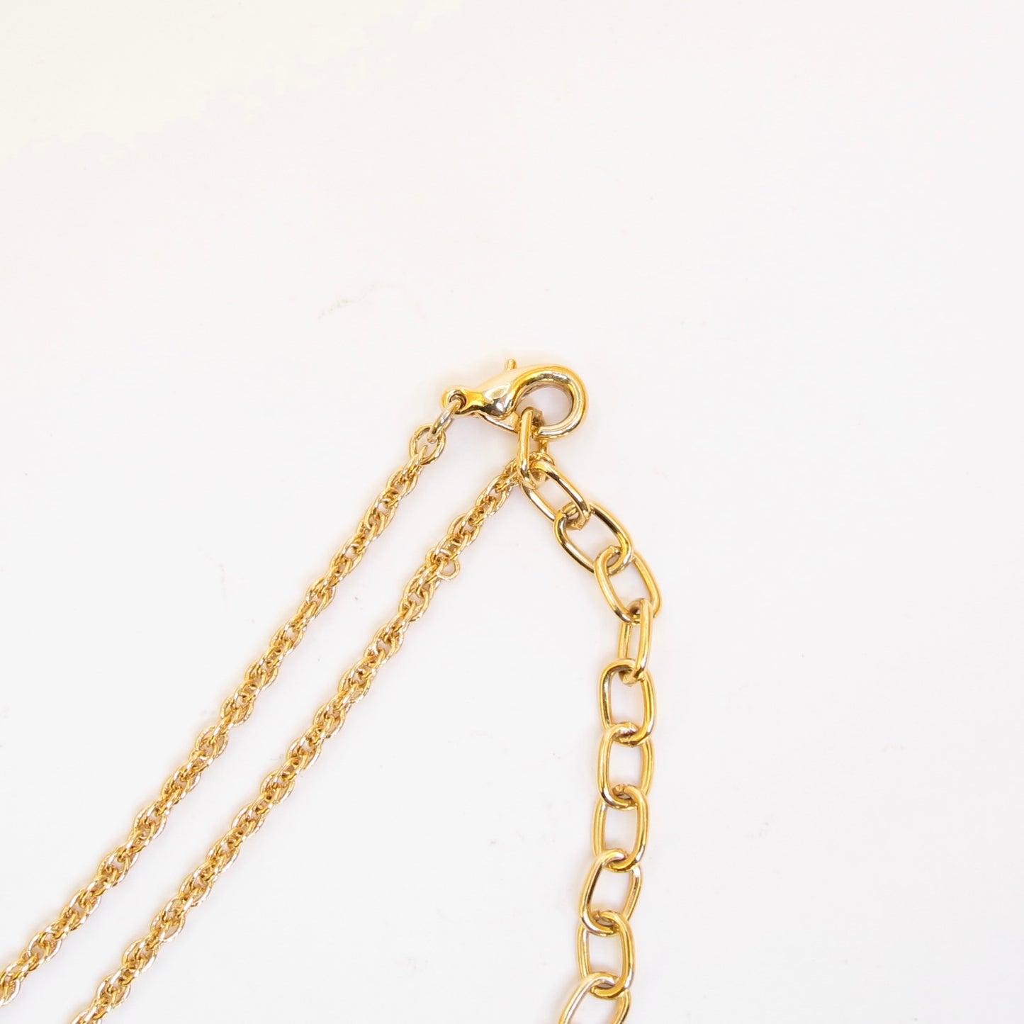 Nina Ricci Vintage NR Logo in Heart Golden Necklace