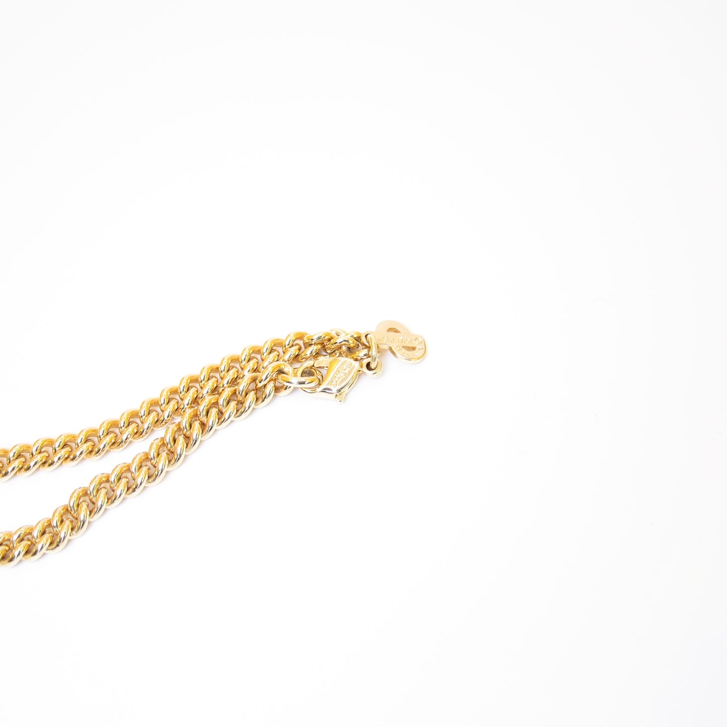 Christian Dior Vintage Stylish Golden Necklace
