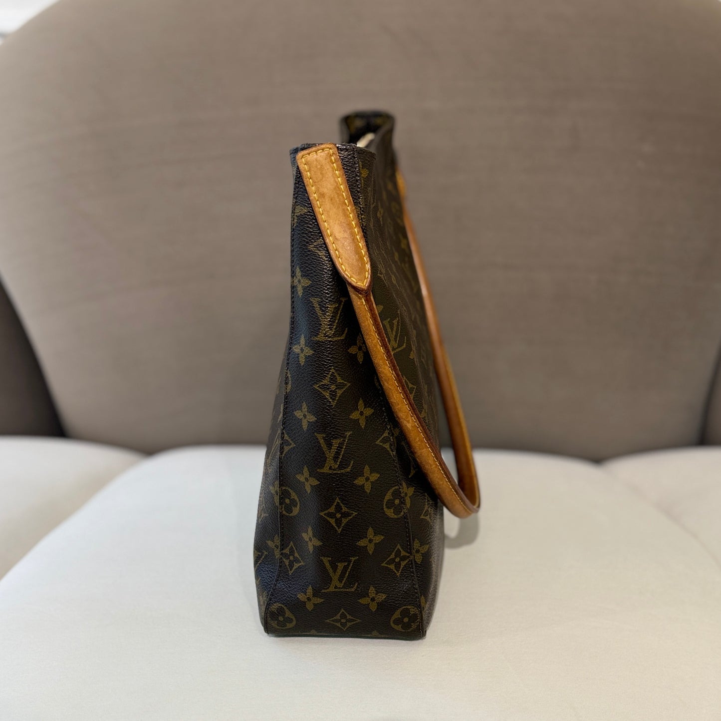 Louis Vuitton Classic Monogram Looping Gm Shoulder Bag