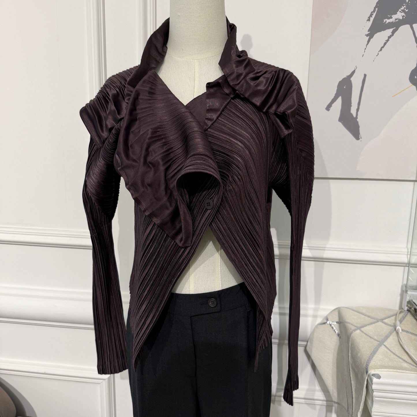 Issey Miyake Vintage Brown Color Cardigan