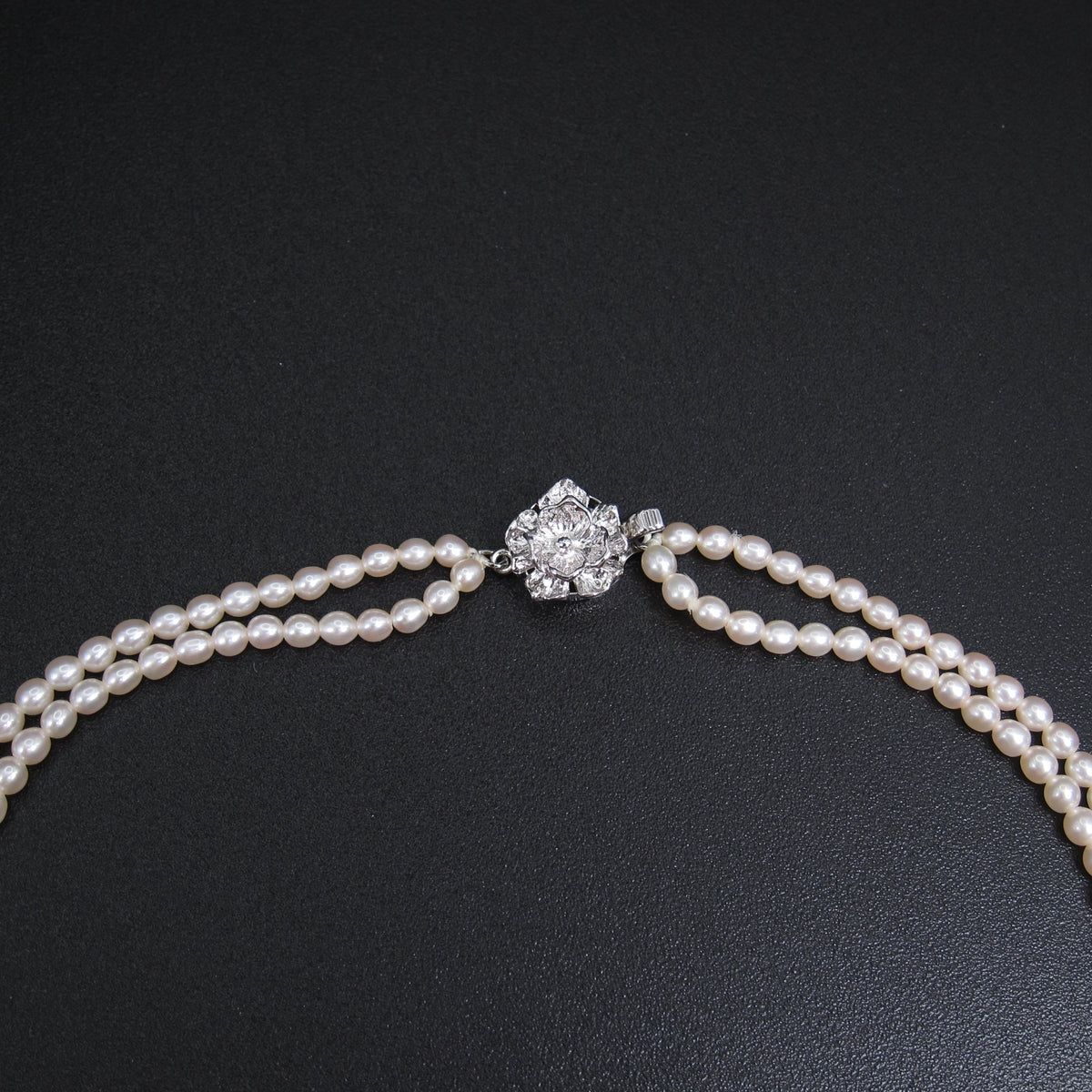 Vintage Luminous Freshwater Pearl Double-Strand Necklace