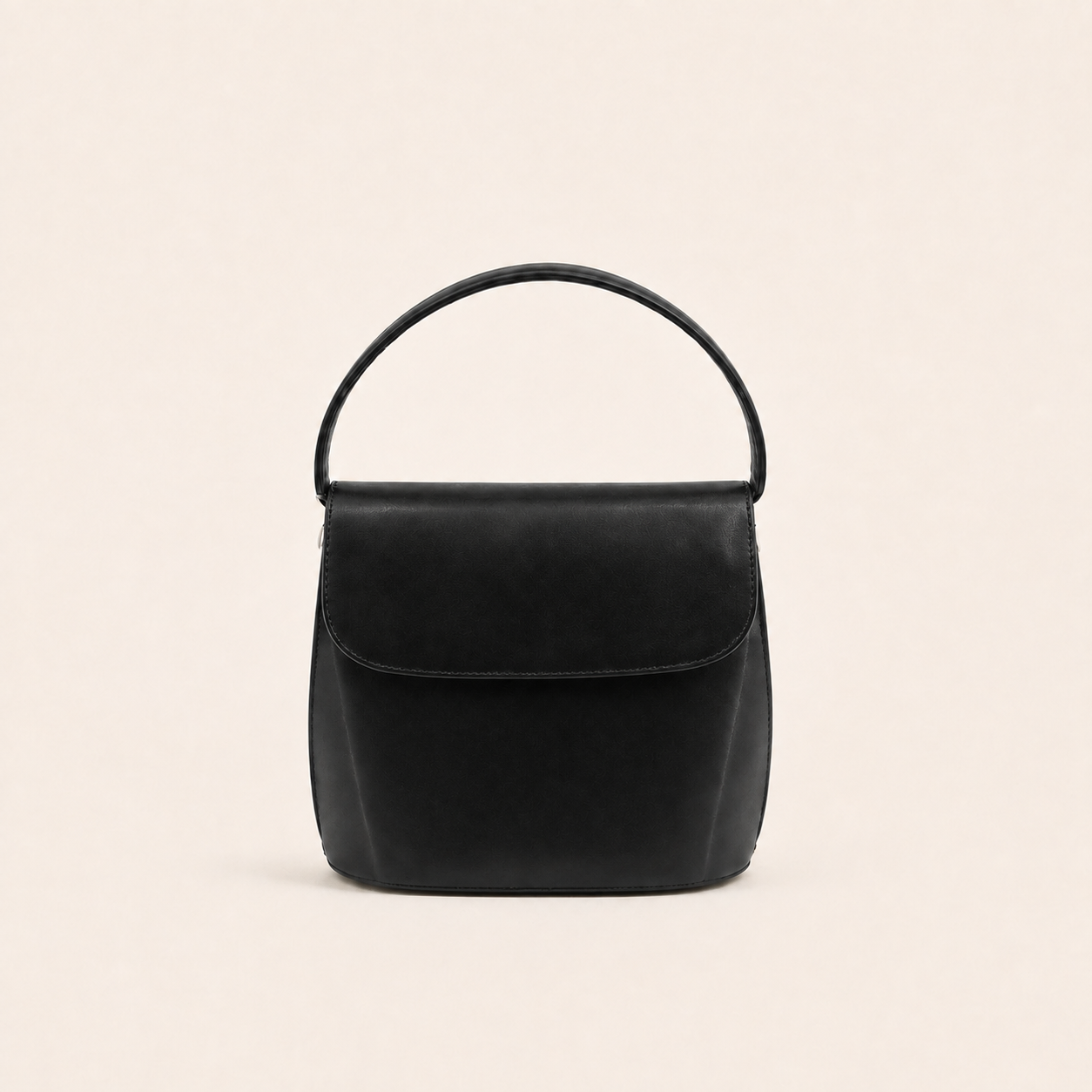 Valentino Garavani Vintage Diana Black Leather 2-Way Handbag – vintage designer bag front cover