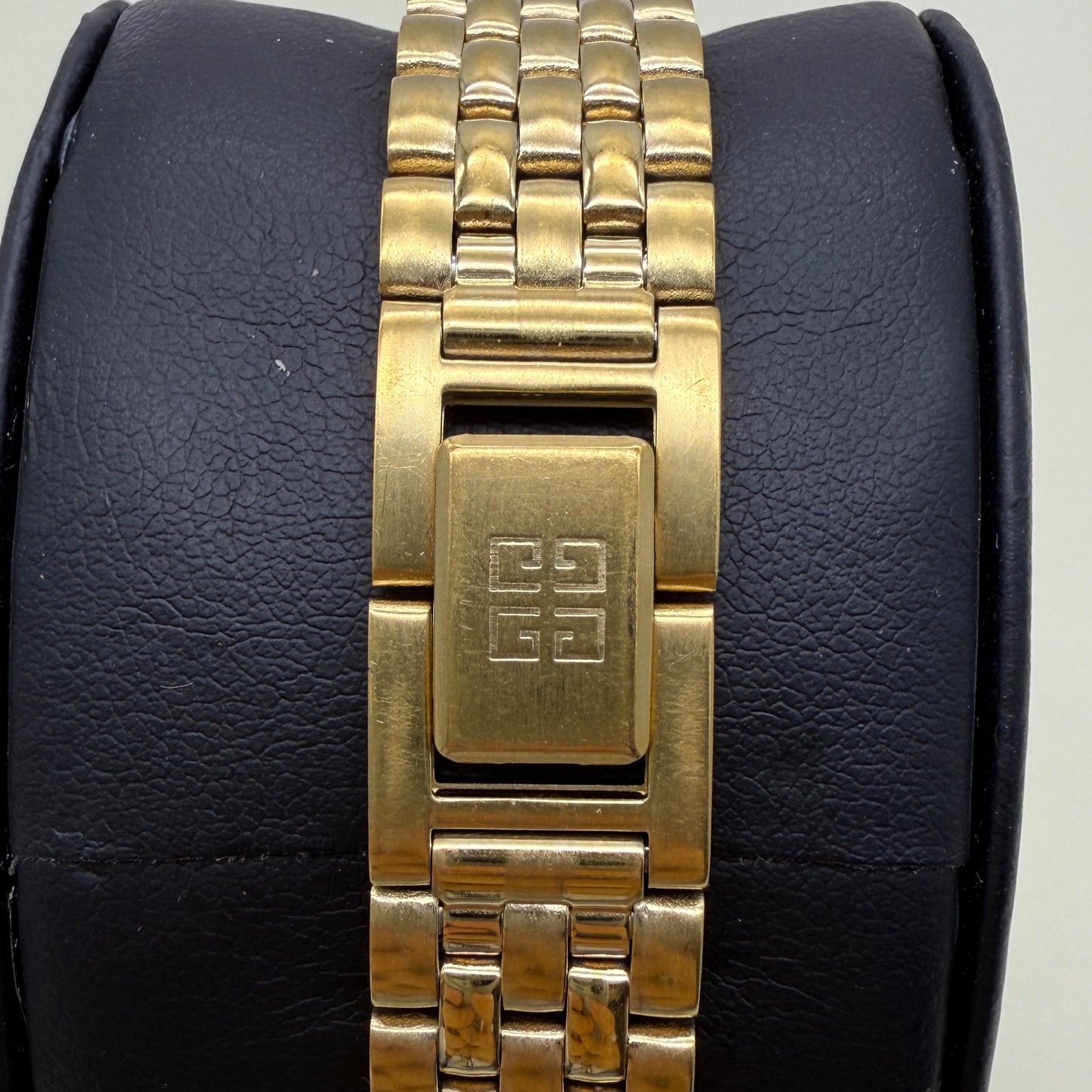 Givenchy Vintage Rectangle Yellow Face Golden Watch