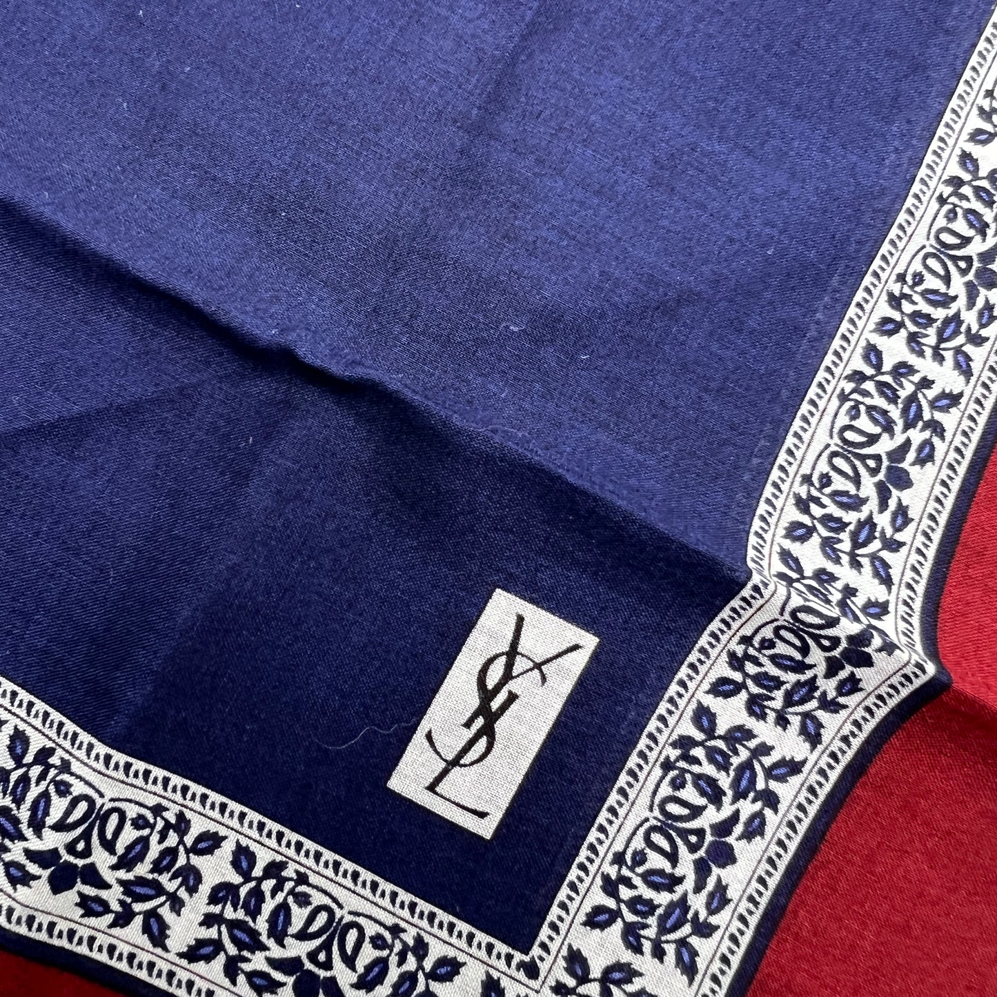 Yves Saint Laurent Vintage Unused Handkerchief
