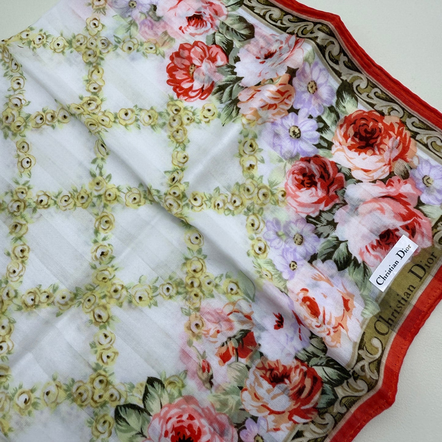 Christian Dior Vintage Unused Handkerchief