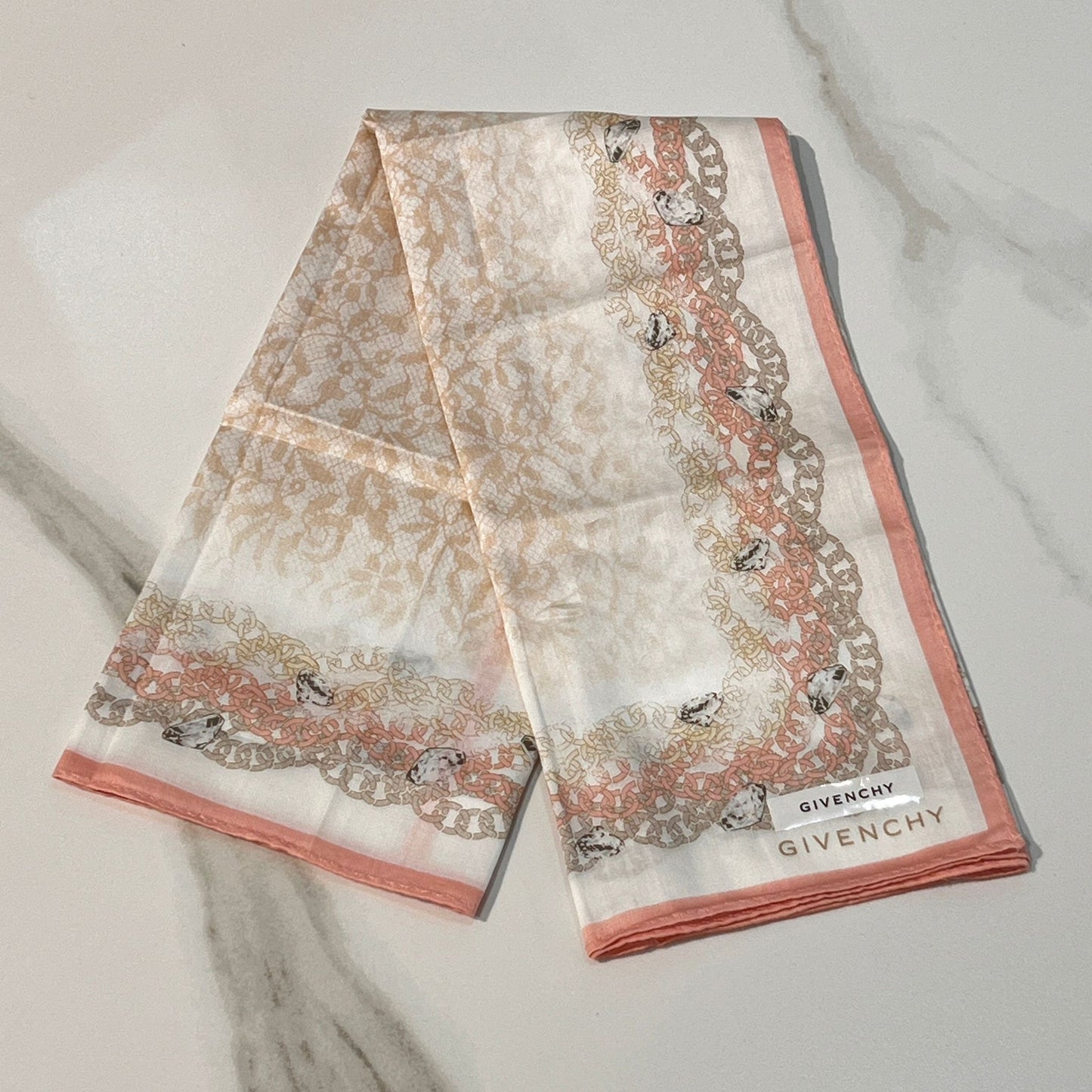 Givenchy Unused Handkerchief 58x58cm