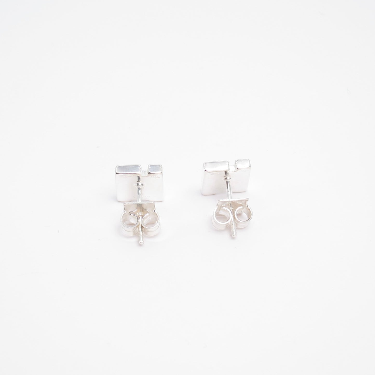 Gucci Vintage G Logo 925 Silver Earrings