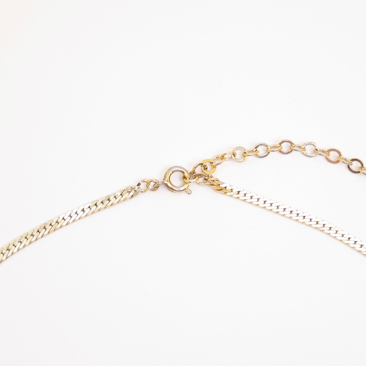Christian Dior Vintage Stylish Golden Chain Necklace