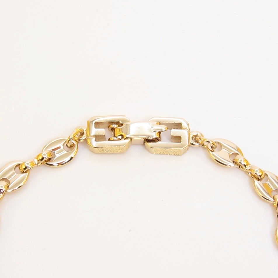Givenchy Vintage Anchor Link Golden Bracelet