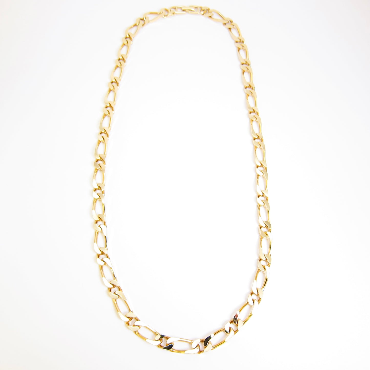 Monet Vintage Stylish Chain Golden Long Necklace