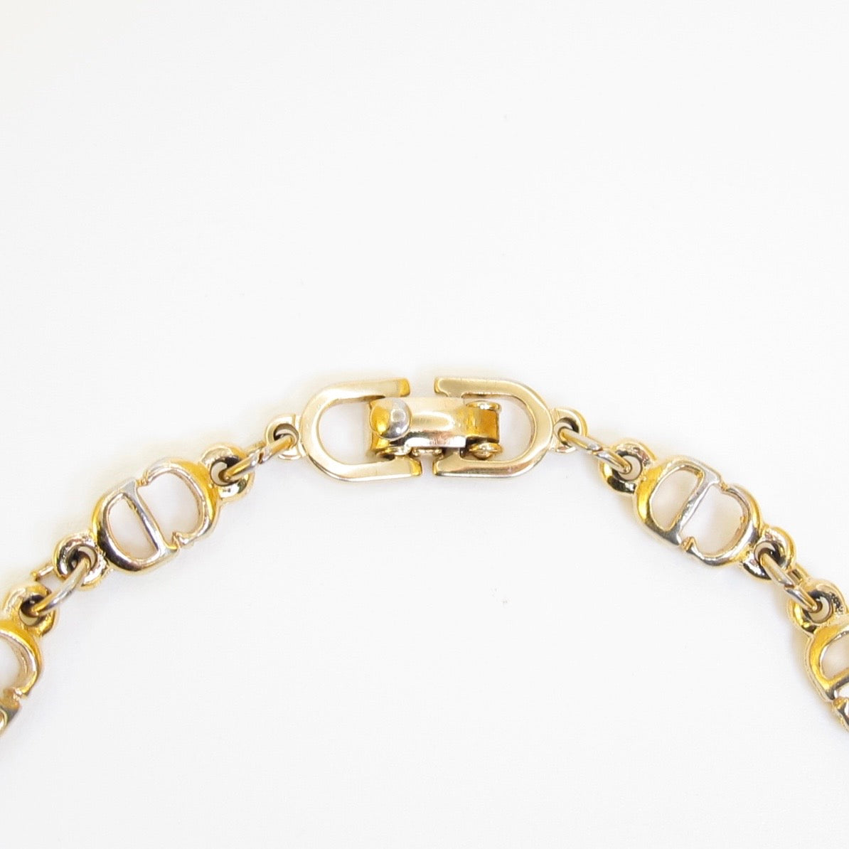 Christian Dior 金色細鏈節手鏈 18.5cm