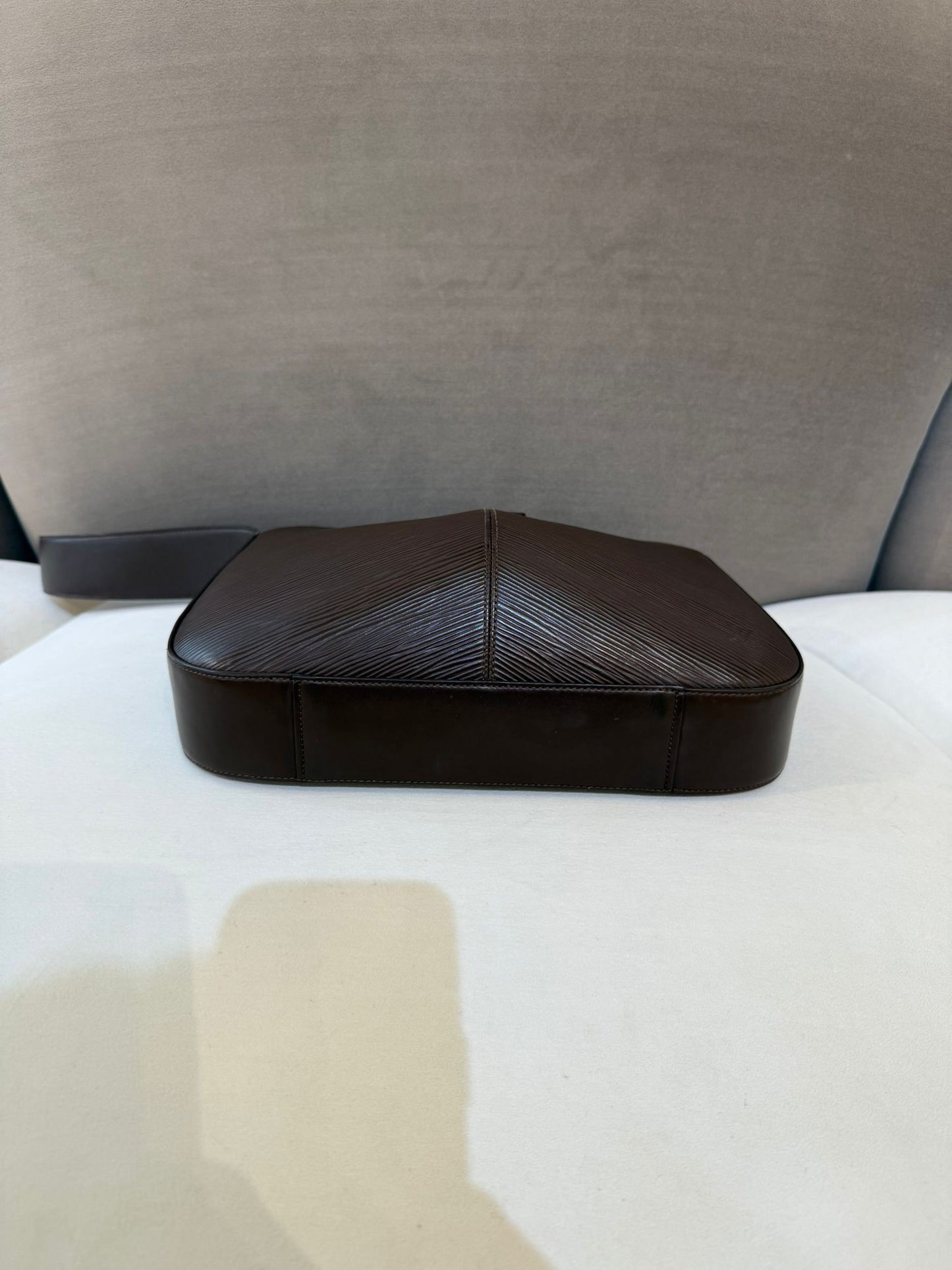 Louis Vuitton Vintage Revi Mocha Epi Leather Shoulder Bag