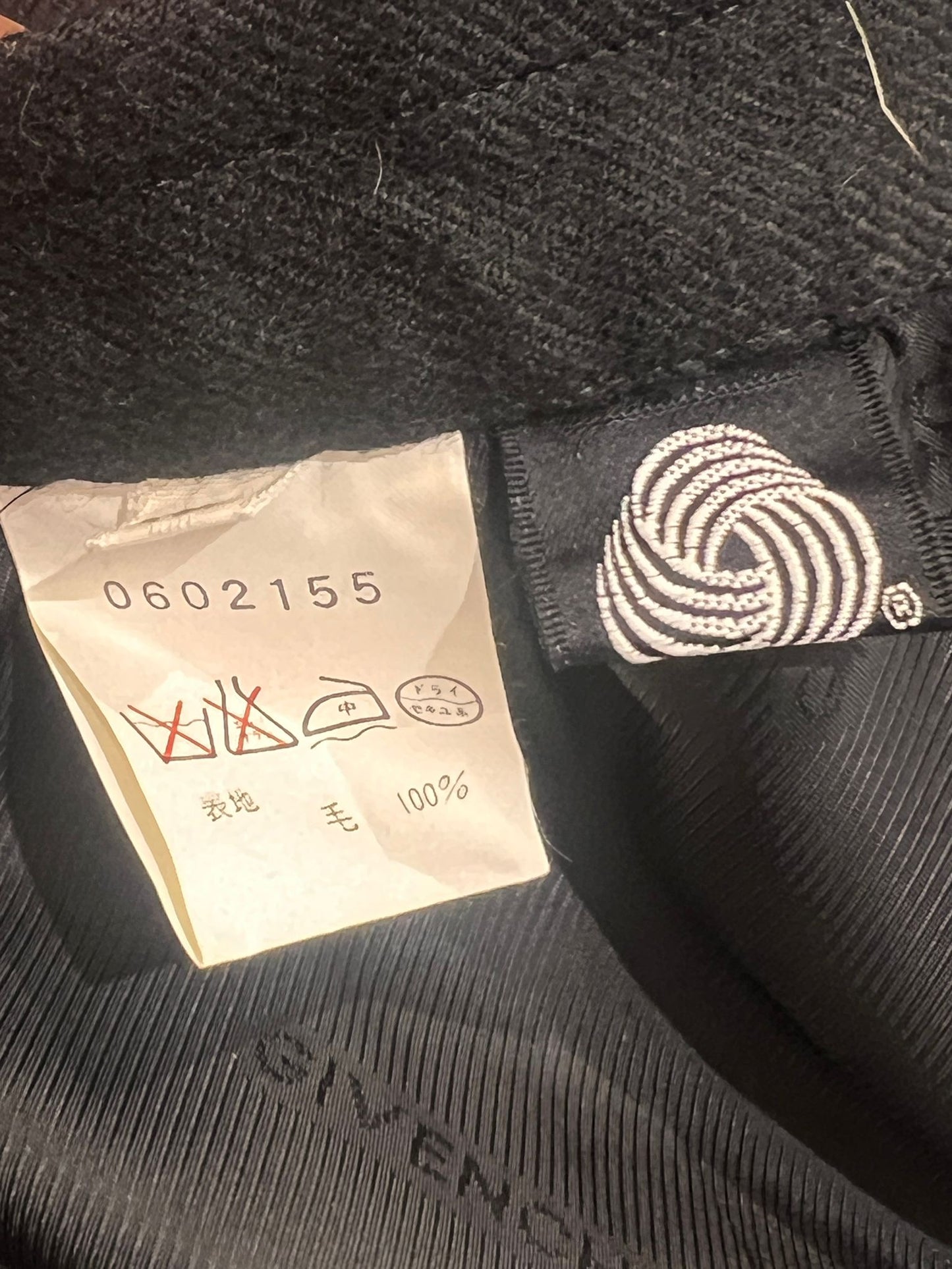 Givenchy Vintage Black Wool Skirt Suit Set