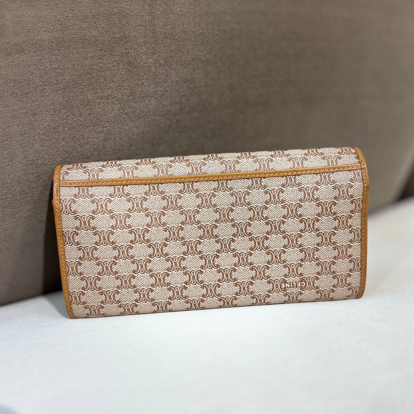 Celine Vintage Macadam Bi-Fold Long Wallet