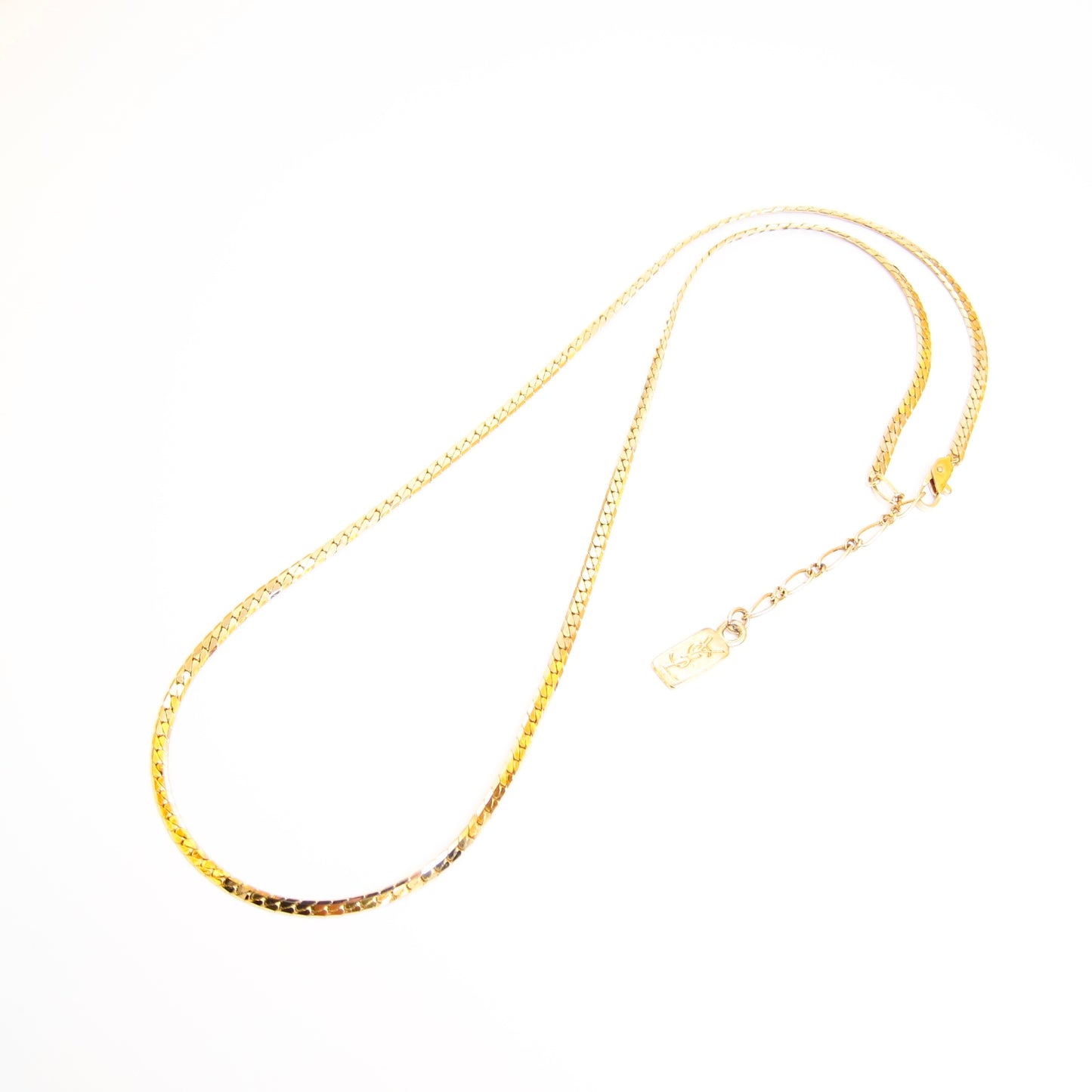 Yves Saint Laurent Vintage Stylish Golden Necklace