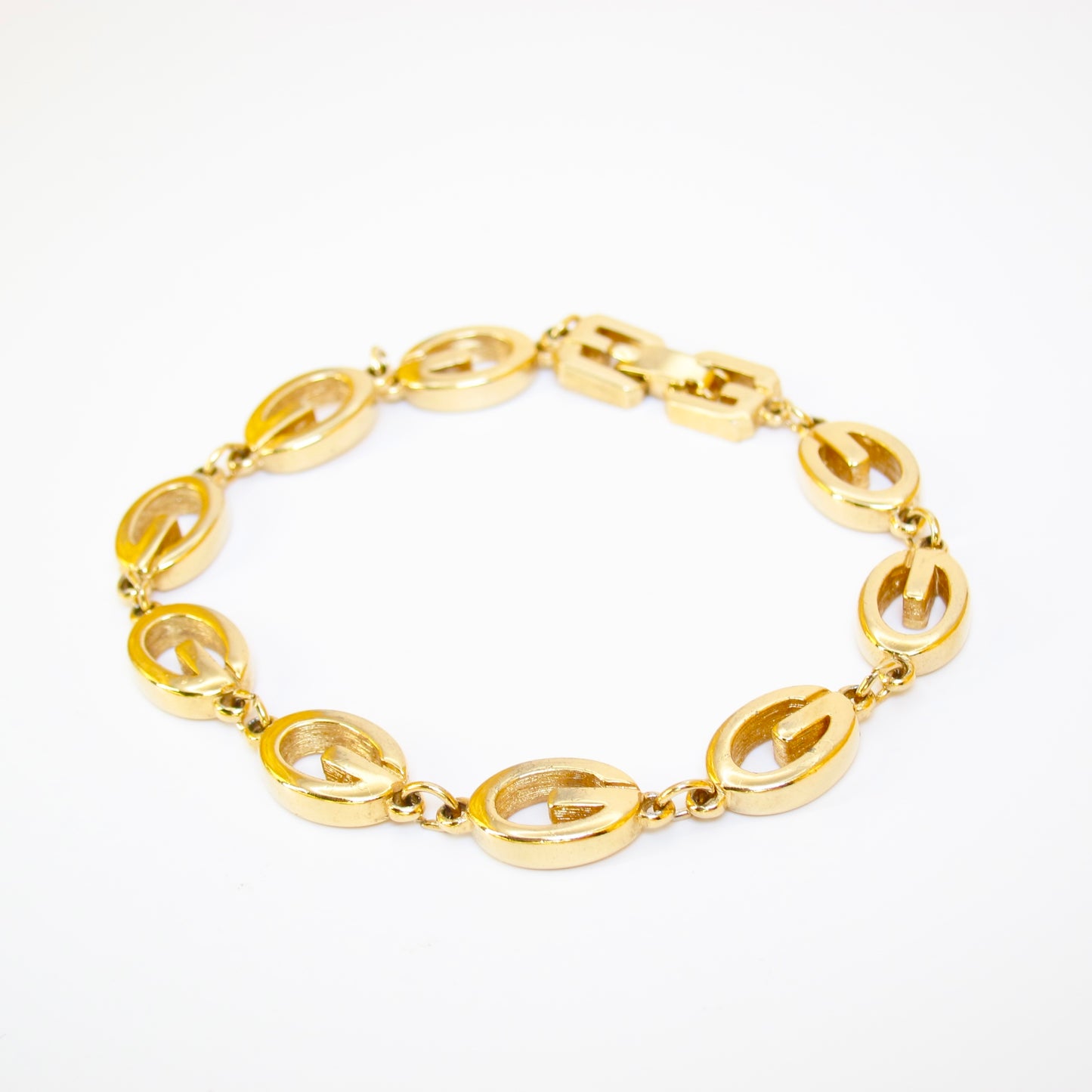 Givenchy Vintage G Logo Golden Bracelet