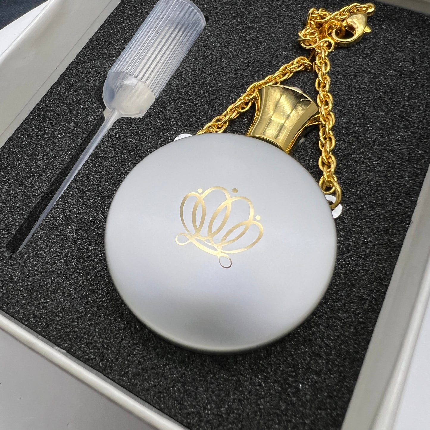 Mikimoto 復古迷你香水瓶、唇刷和鏡子 3 件套