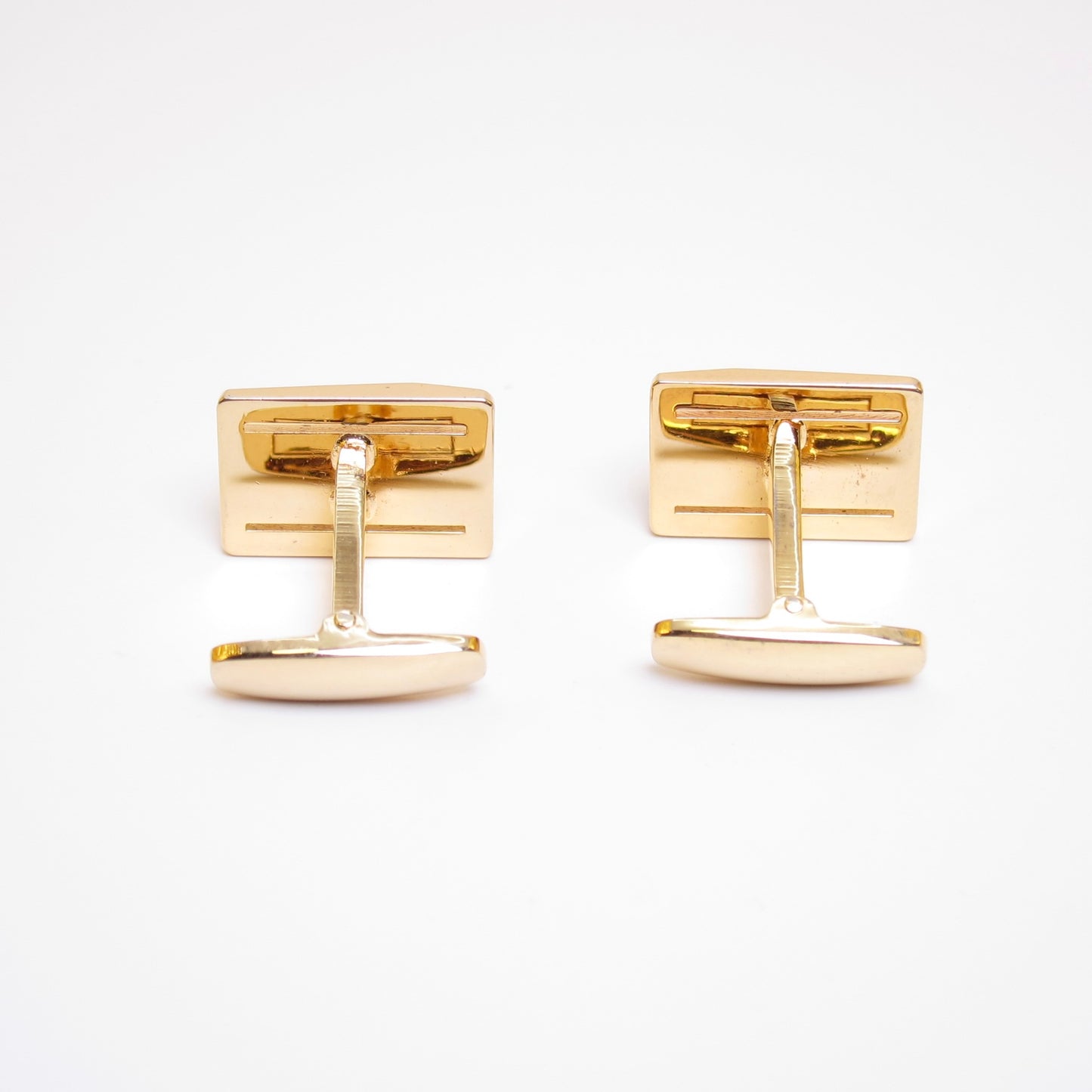 Yves Saint Laurent Vintage YSL Logo Two Tone Cufflinks