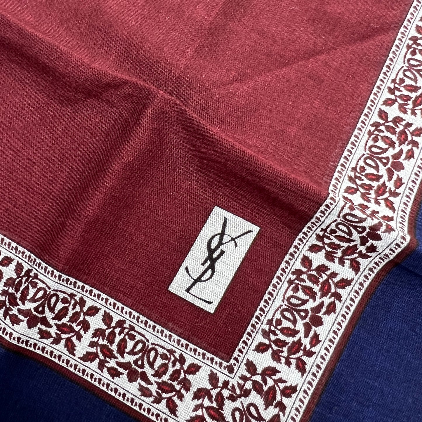 Yves Saint Laurent Vintage Unused Handkerchief