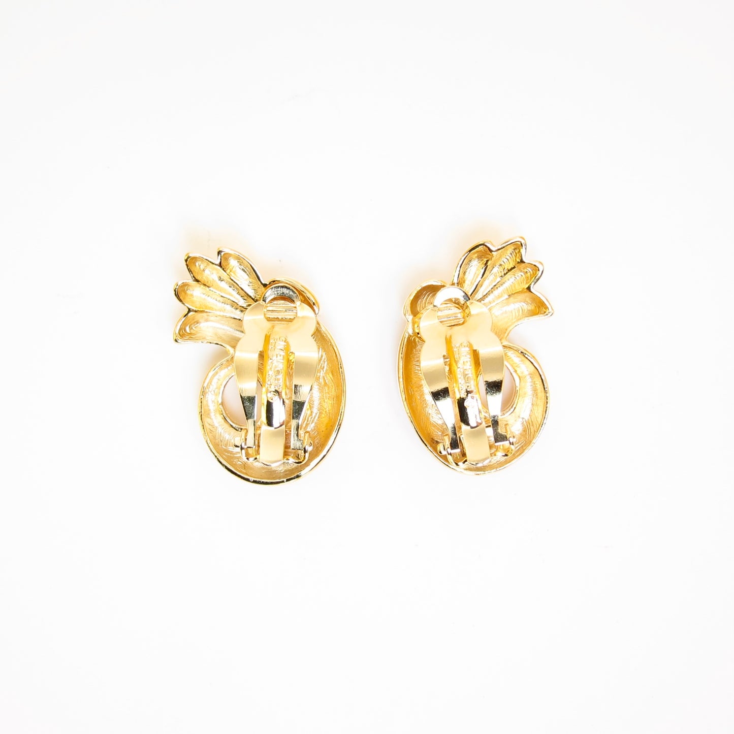 Givenchy Vintage Stylish Golden Clip-on Earrings