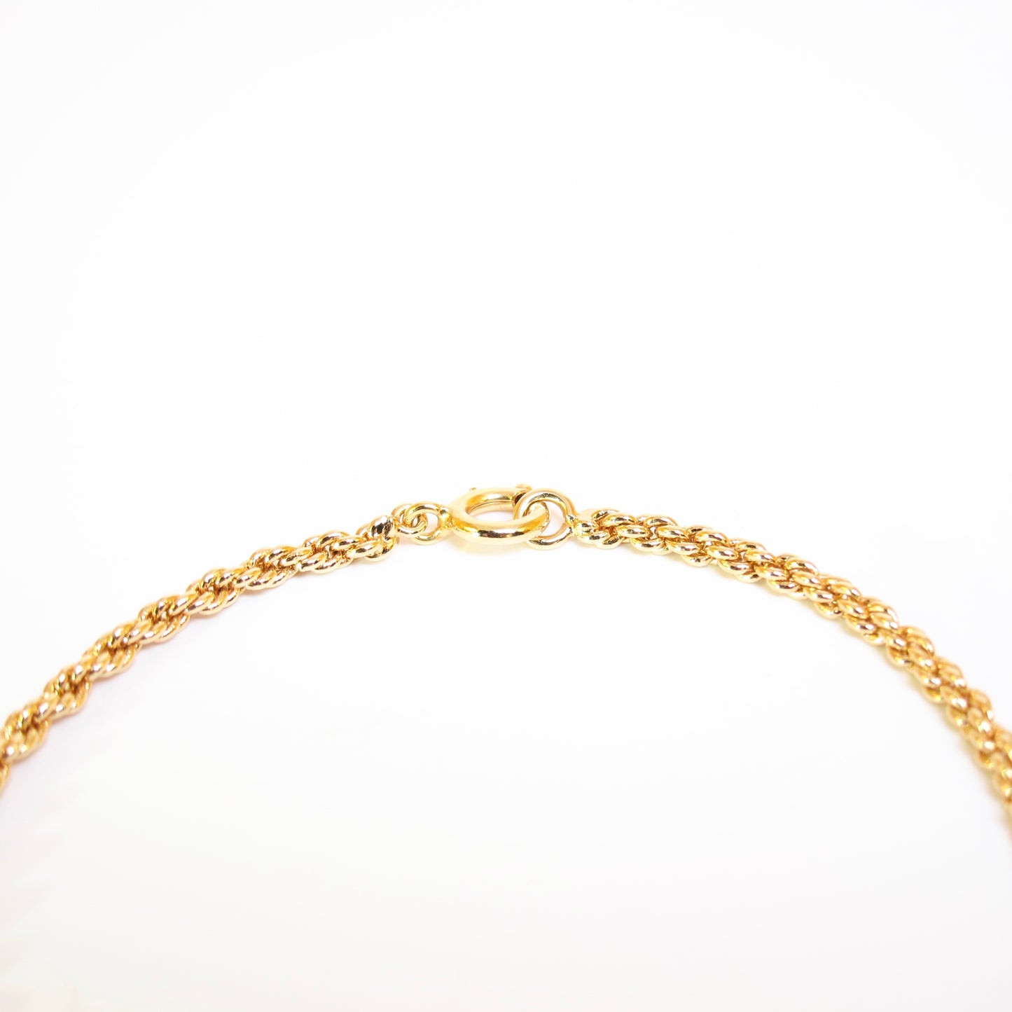 Christian Dior Vintage CD Logo in Circle Golden Bracelet