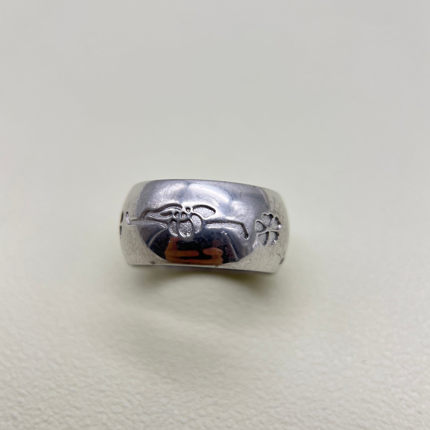 Bvlgari Vintage Save The Children 925 Silver Ring #53