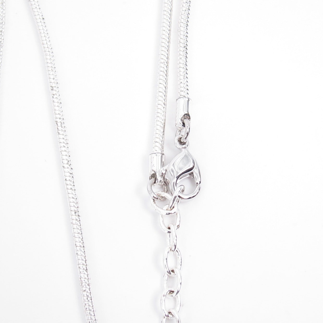 Monet Vintage Two-Tone Geometric Crystal Pendant Necklace