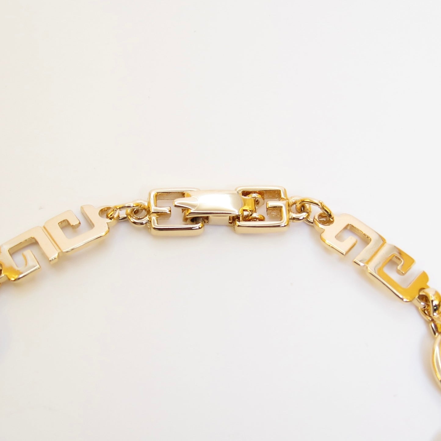 Givenchy Vintage GG Logo Golden Bracelet