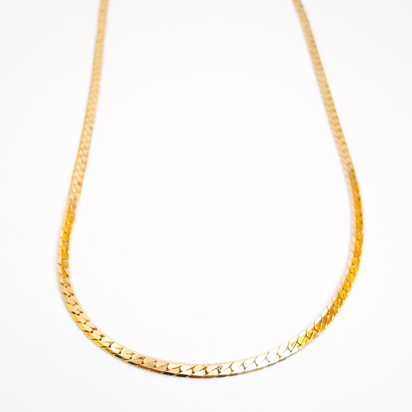 Yves Saint Laurent Vintage Stylish Golden Necklace