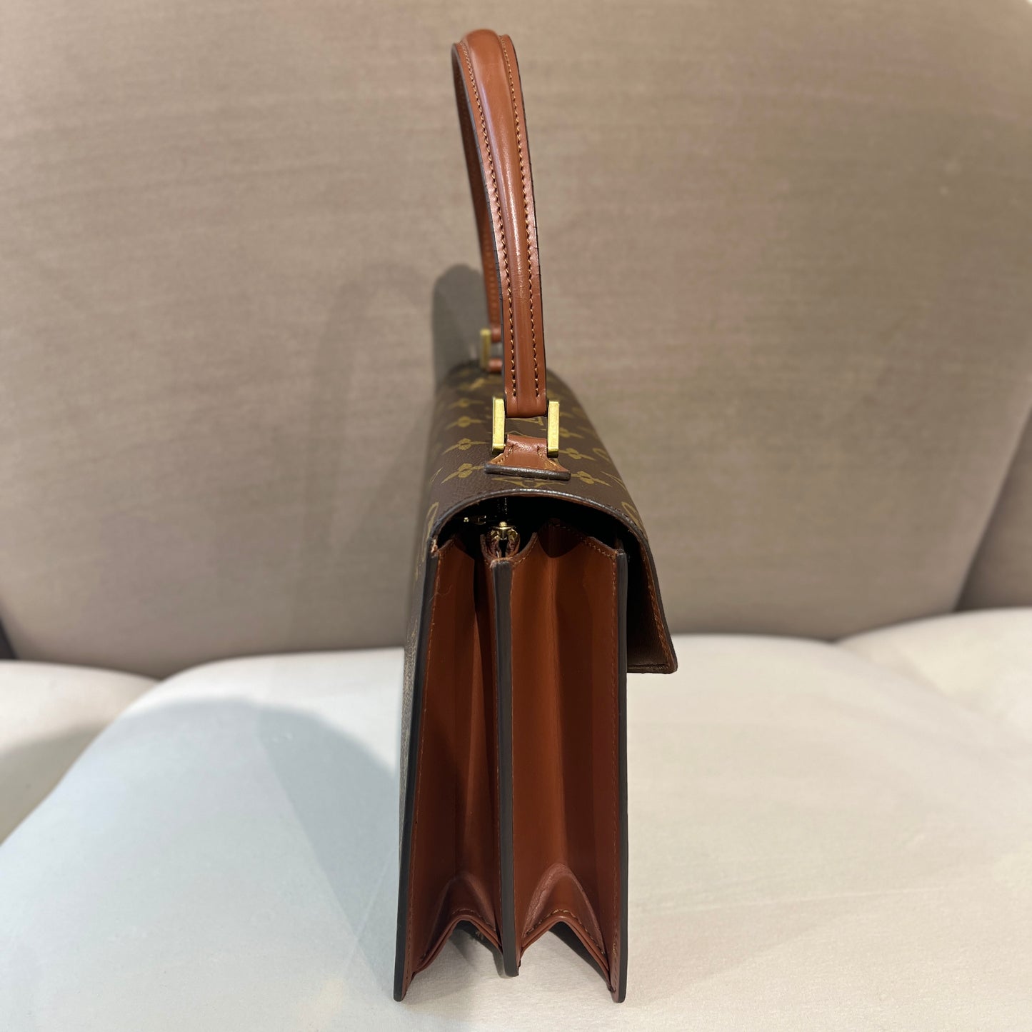Louis Vuitton Vintage Classic Monogram Concorde Top Handle Handbag