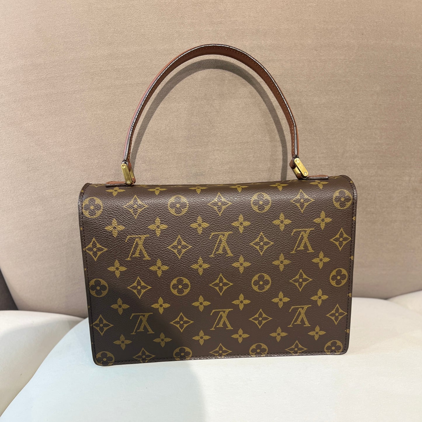 Louis Vuitton Vintage Classic Monogram Concorde Top Handle Handbag