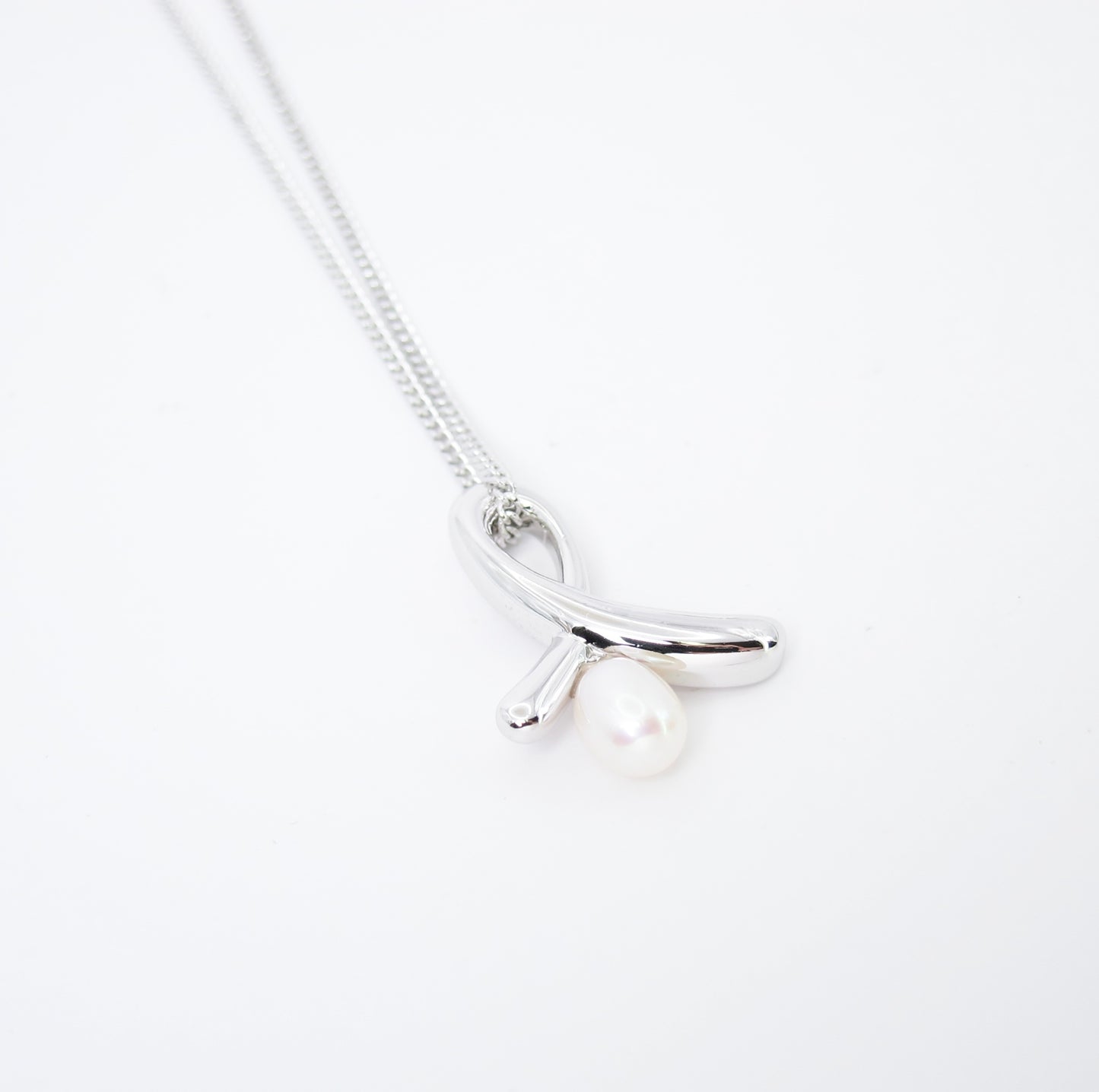 Tasaki Vintage Freshwater Pearl Silver Necklace