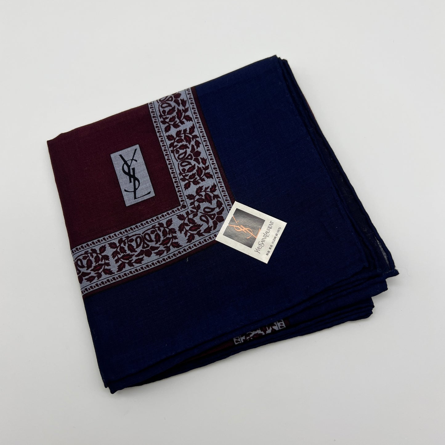 Yves Saint Laurent Vintage Unused Handkerchief