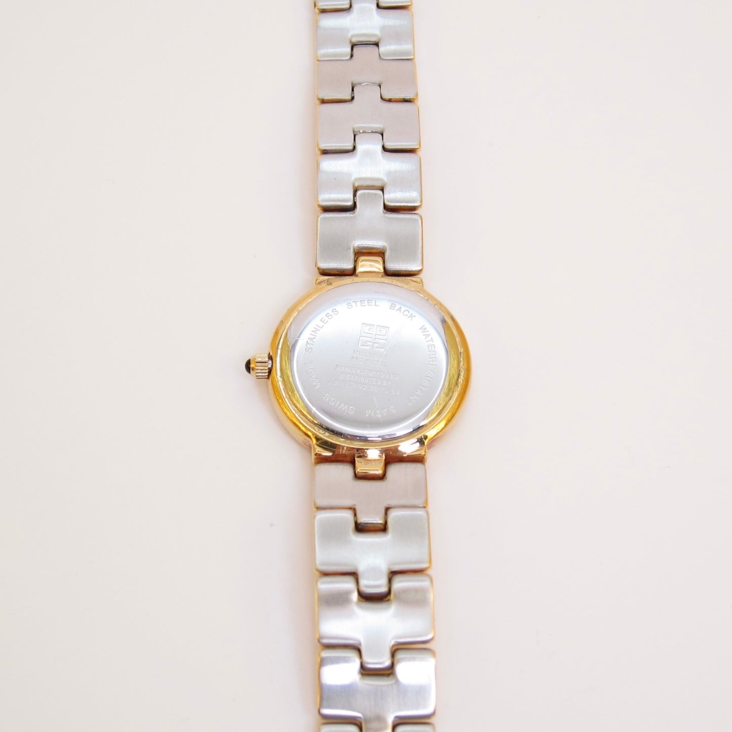 Givenchy Vintage Round White Face Golden Watch