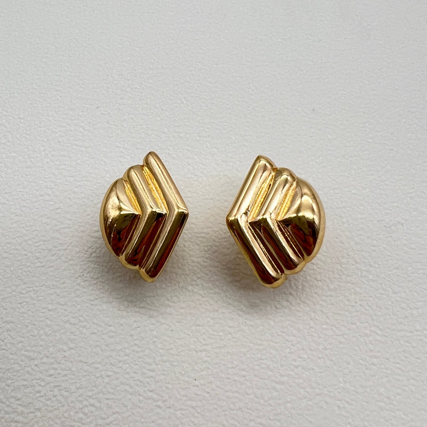 Christian Dior Vintage Special Golden Clip-on Earrings