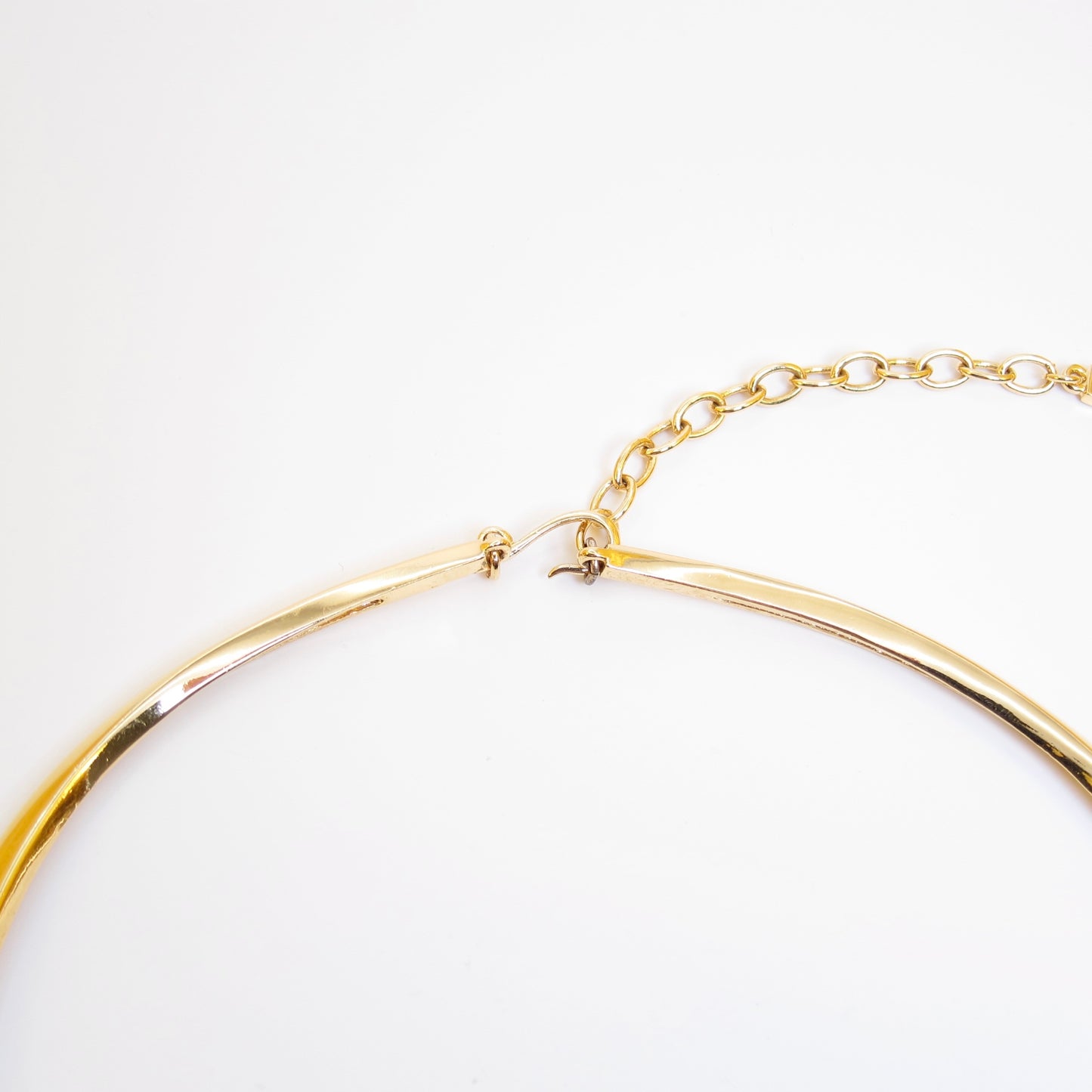 Givenchy Vintage Stylish Rhinestone Golden Choker Necklace