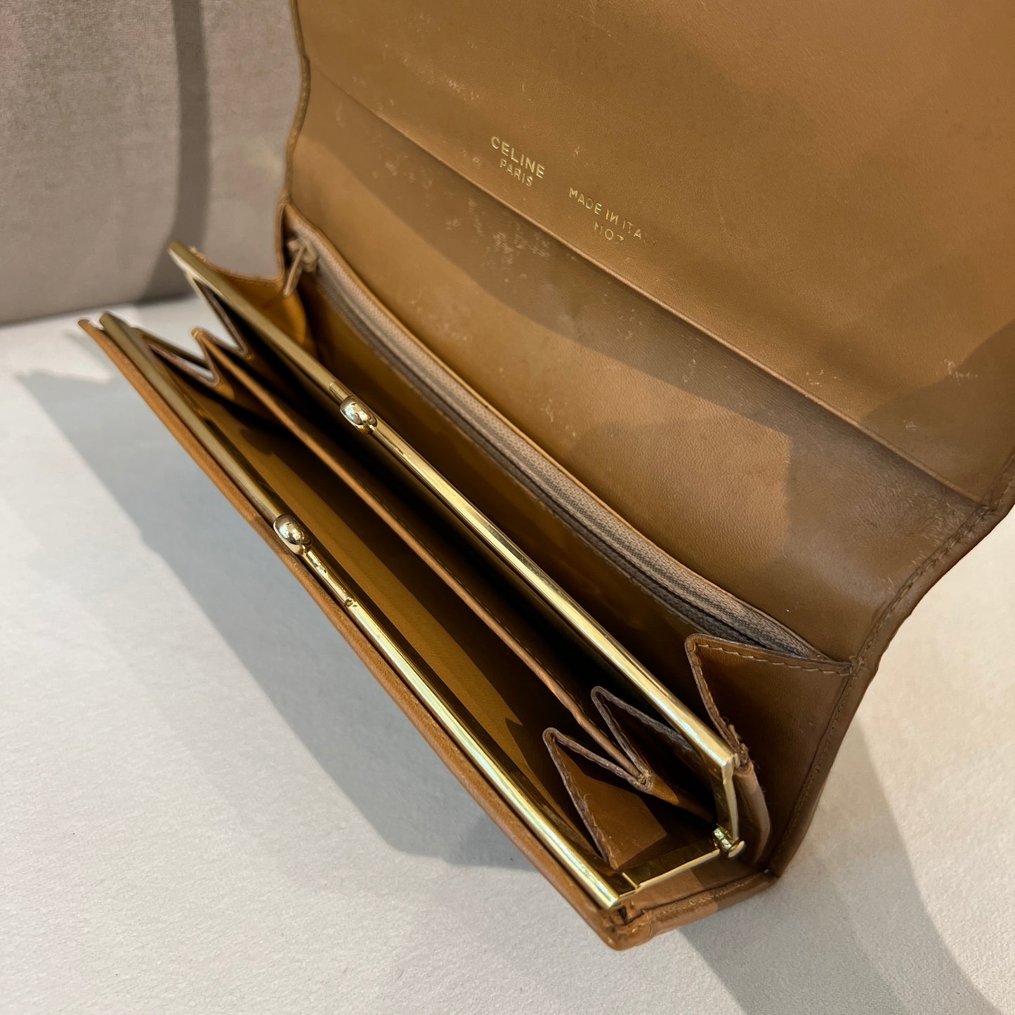 Celine Vintage Macadam Bi-Fold Long Wallet