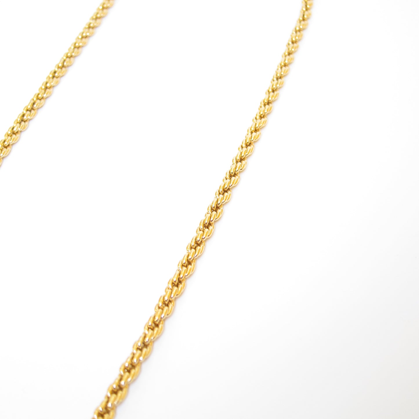 Christian Dior Vintage Stylish Golden Long Necklace
