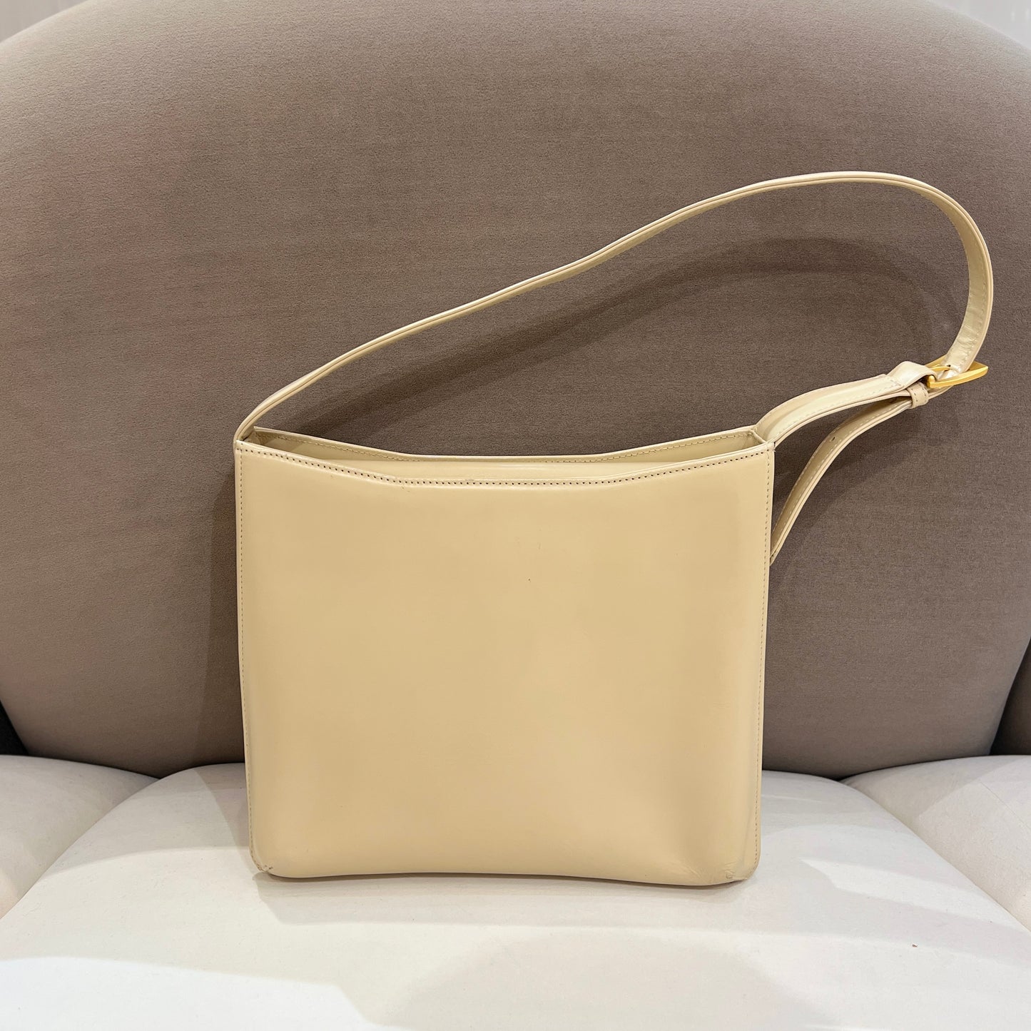 Givenchy Vintage Beige Leather With Golden Hardware