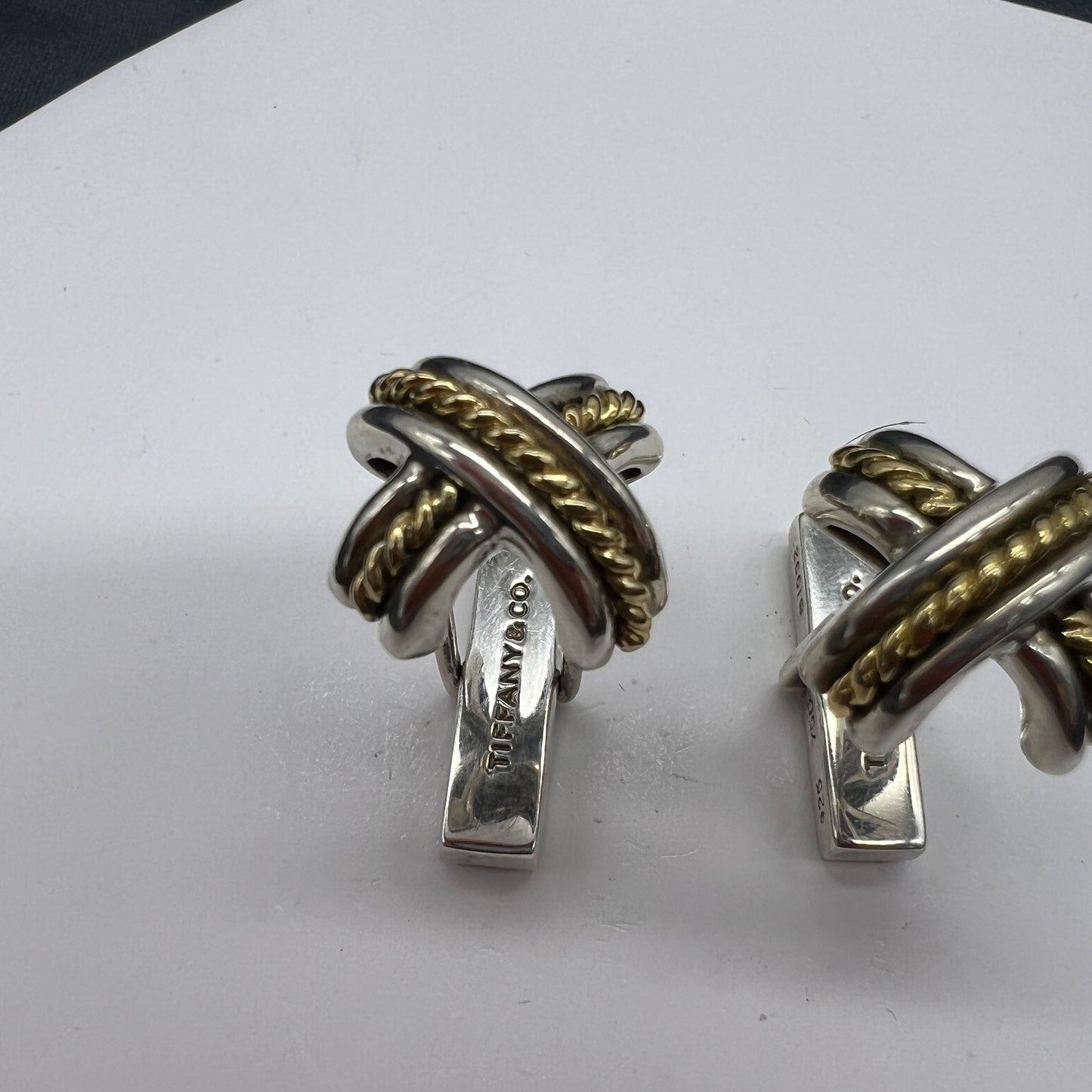 Tiffany X Cross 925 Silver Cufflink